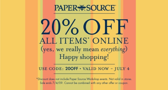 paper source sale
